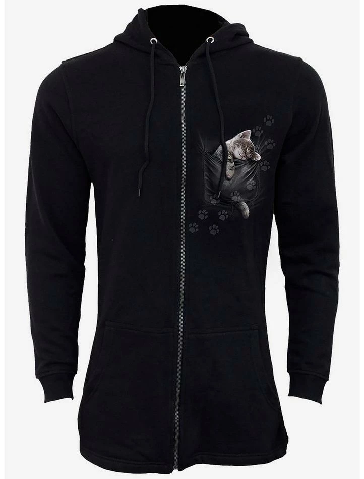 Best deal 😉 Pocket Kitten Fish Tail Zip Hoodie 😍 4 Best deal 😉 Pocket Kitten Fish Tail Zip Hoodie 😍 - Image 2