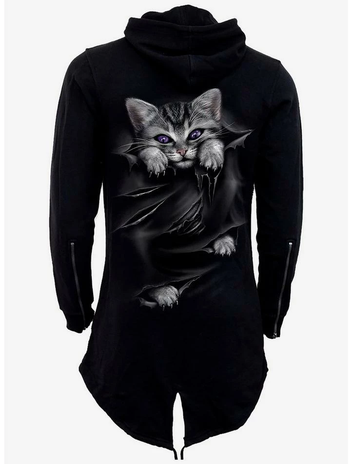 Best deal 😉 Pocket Kitten Fish Tail Zip Hoodie 😍 5 Best deal 😉 Pocket Kitten Fish Tail Zip Hoodie 😍 - Image 3