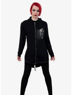 Best deal ๐ Pocket Kitten Fish Tail Zip Hoodie ๐