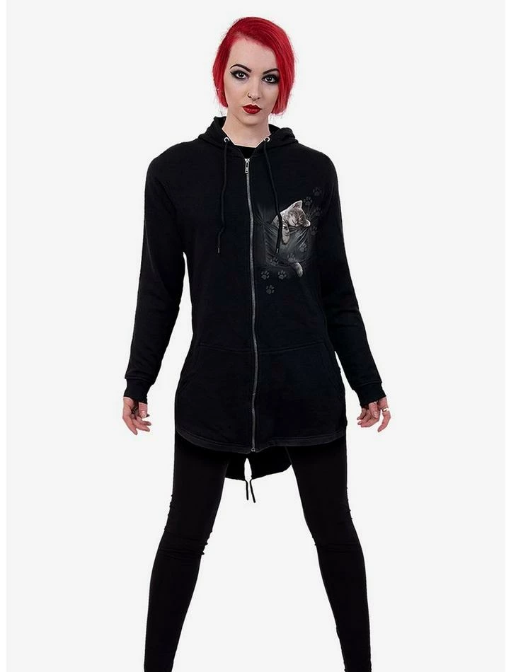 Best deal 😉 Pocket Kitten Fish Tail Zip Hoodie 😍 3 Best deal 😉 Pocket Kitten Fish Tail Zip Hoodie 😍