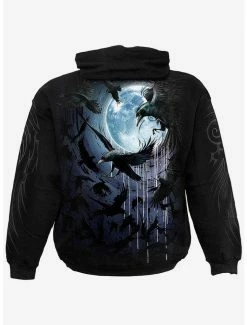 Best Pirce 🔔 Crow Moon Hoodie 🛒 -HT Style Outlet Store 16830318 av2