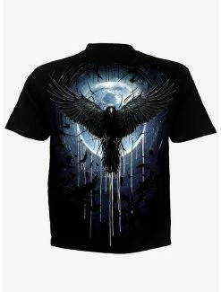 Hot Sale ❤️ Crow Moon T-Shirt 🔥 -HT Style Outlet Store 16830325 av1