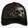 Best Sale 🔥 Skull Ribs Distressed Dad Cap 💯