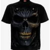 Wholesale ⌛ Black Gold Skull T-Shirt 💯