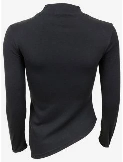 Budget 👍 Lace Up Asymmetrical Long-Sleeve Top 🛒 -HT Style Outlet Store 16834592 av2