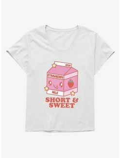 Outlet ❤️ Strawberry Milk Short Sweet 👧 Girls T-Shirt Plus Size 👏 -HT Style Outlet Store 16893534 hi