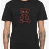 Best reviews of ❤️ Black Embroidered Teddy Bear T-Shirt 😉 -HT Style Outlet Store 16899354 hi