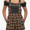Top 10 ⭐ Rainbow Grid Utility Shortalls 😉 -HT Style Outlet Store 16908932 hi
