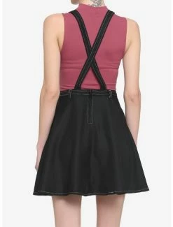 Buy 😀 Black Contrast Stitch 👗 Skirtall ✔️ -HT Style Outlet Store 16916151 av2