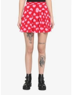 Best reviews of 🧨 Red & Pink Heart Skater 👗 Skirt ✨