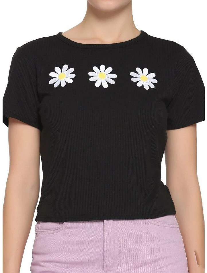 Best reviews of 💯 Embroidered Daisy 👧 Girls Crop Baby T-Shirt ✔️ 3 Best reviews of 💯 Embroidered Daisy 👧 Girls Crop Baby T-Shirt ✔️