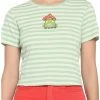 Wholesale 👏 Frog Mushroom Stripe 👧 Girls Crop Baby T-Shirt 🎁 -HT Style Outlet Store 16965140 hi