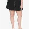 Flash Sale 🔔 Black Hook-And-Eye Skater 👗 Skirt Plus Size 😍 -HT Style Outlet Store 16966672 hi