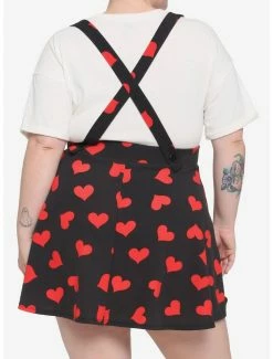 Wholesale ⭐ Red Hearts Black Suspender 👗 Skirt Plus Size 🛒 -HT Style Outlet Store 16966702 av2