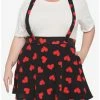 Wholesale ⭐ Red Hearts Black Suspender 👗 Skirt Plus Size 🛒 -HT Style Outlet Store 16966702 hi