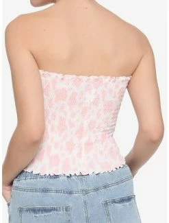 Top 10 🤩 Pink Cow Print Smocked 👧 Girls Tube Top ⭐ -HT Style Outlet Store 17011911 av2
