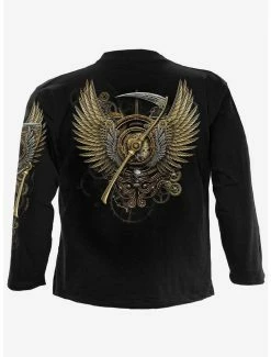 Brand new 👏 Steam Punk Reaper Long-Sleeve T-Shirt 🔔 5 Brand new 👏 Steam Punk Reaper Long-Sleeve T-Shirt 🔔 -HT Style Outlet Store 17035178 av1