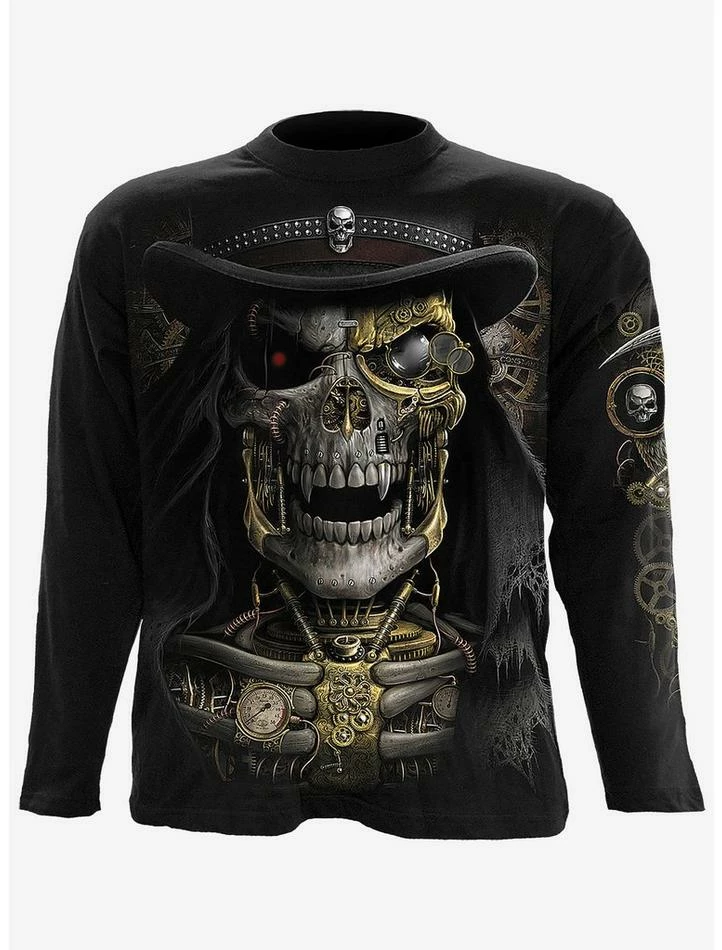 Brand new 👏 Steam Punk Reaper Long-Sleeve T-Shirt 🔔 3 Brand new 👏 Steam Punk Reaper Long-Sleeve T-Shirt 🔔