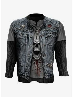 Wholesale 😀 Thrash Metal Allover Long-Sleeve T-Shirt 😀