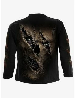 Flash Sale 😍 Thread Scare Long-Sleeve T-Shirt ✔️ -HT Style Outlet Store 17035201 av1