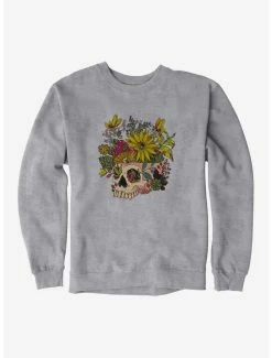 Coupon 🥰 Cottagecore Skeleface Garden Skelefae Garden Sweatshirt 😉 -HT Style Outlet Store 17039576 hi 1