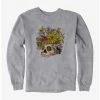 Coupon 🥰 Cottagecore Skeleface Garden Skelefae Garden Sweatshirt 😉 -HT Style Outlet Store 17039576 hi