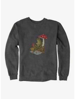 Cheap ⌛ Cottagecore Froggy Tea Time Foggy Tea Time Sweatshirt ⭐ -HT Style Outlet Store 17039660 hi