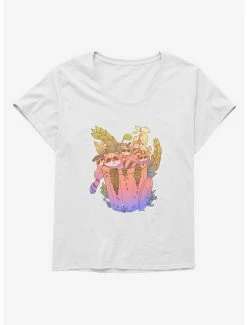 New 👍 Cottagecore Trash Pandas 👧 Girls T-Shirt Plus Size 🔥