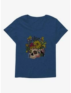 Outlet 🎉 Cottagecore Skeleface Garden Skelefae Garden 👧 Girls T-Shirt Plus Size 😀