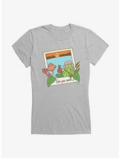 Deals 🧨 Cottage Core Ana Adame Cottagecore Frog 👧 Girls T-Shirt 🔔