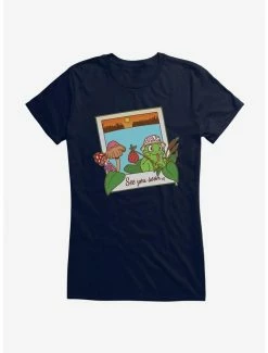 Deals 🧨 Cottage Core Ana Adame Cottagecore Frog 👧 Girls T-Shirt 🔔 -HT Style Outlet Store 17048923 hi