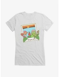 Deals 🧨 Cottage Core Ana Adame Cottagecore Frog 👧 Girls T-Shirt 🔔 -HT Style Outlet Store 17048937 hi