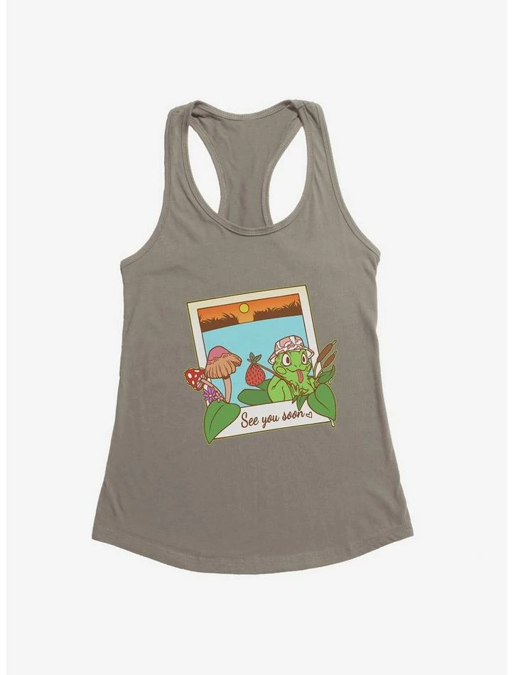 Best Sale 🥰 CottageCore Ana Adame Cottagecore Frog 👧 Girls Tank 🔥 5 Best Sale 🥰 CottageCore Ana Adame Cottagecore Frog 👧 Girls Tank 🔥 - Image 3