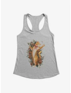 Top 10 🌟 CottageCore Erin Eavy Nature Cat 👧 Girls Tank 🥰 -HT Style Outlet Store 17050089 hi