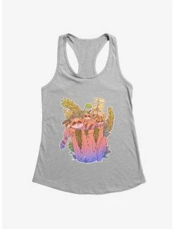 Outlet ✨ Cottagecore Trash Pandas 👧 Girls Tank ❤️ -HT Style Outlet Store 17050173 hi