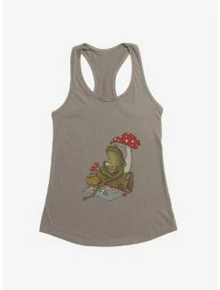 New 🛒 CottageCore Morgan Johnstone Foggy Tea Time 👧 Girls Tank 🤩 -HT Style Outlet Store 17050320 hi