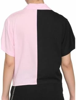 Outlet 🌟 Black & Pink Split Heart Tie-Front 👧 Girls Woven Button-Up 😍 7 Outlet 🌟 Black & Pink Split Heart Tie-Front 👧 Girls Woven Button-Up 😍 -HT Style Outlet Store 17061926 av2