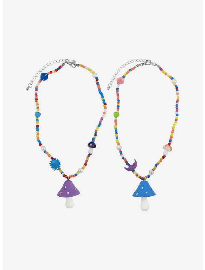 Cheapest π₯ Celestial Mushroom Beaded Best Friend Necklace Set 𧨠4 Cheapest π₯ Celestial Mushroom Beaded Best Friend Necklace Set 𧨠- Image 2