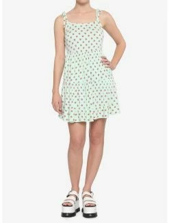 Top 10 😉 Mint Strawberry Tiered 👗 Dress 🥰 -HT Style Outlet Store 17099945 av1