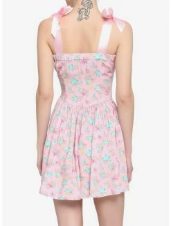 Best Pirce 😍 Pink Floral Gears Sweetheart 👗 Dress 🎁 -HT Style Outlet Store 17102150 av2