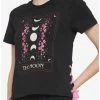 Promo ✨ Sakura Moon Tarot Card Lace-Up 👧 Girls T-Shirt 😉 -HT Style Outlet Store 17102285 hi
