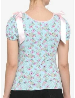 Best reviews of 👍 Blue Floral Clocks & Gears 👧 Girls Top ✔️ -HT Style Outlet Store 17104827 av2