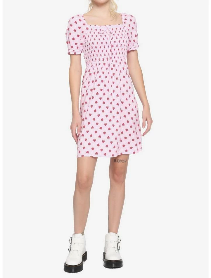Outlet ๐ Pink Strawberry Smocked ๐ Dress โ๏ธ 4 Outlet ๐ Pink Strawberry Smocked ๐ Dress โ๏ธ - Image 2