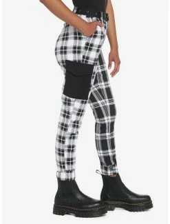 Outlet ๐ Black & White Plaid Split Jogger Pants ๐งจ 9 Outlet ๐ Black & White Plaid Split Jogger Pants ๐งจ -HT Style Outlet Store 17169814 av3