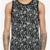 Top 10 🧨 Black & White Mushroom Tank Top ⌛ -HT Style Outlet Store 17171425 hi