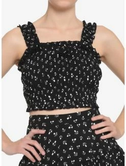 Best reviews of 🧨 Mushroom Smocked 👧 Girls Crop Top 💯