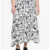 Wholesale 😍 Anatomical Skeleton Sepia Maxi 👗 Skirt Plus Size 🛒 -HT Style Outlet Store 17175421 hi