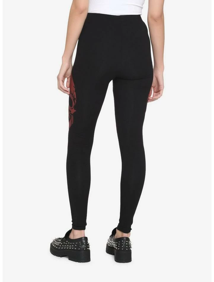 Promo ๐ Red Glitter Skull Leggings โ 4 Promo ๐ Red Glitter Skull Leggings โ - Image 2