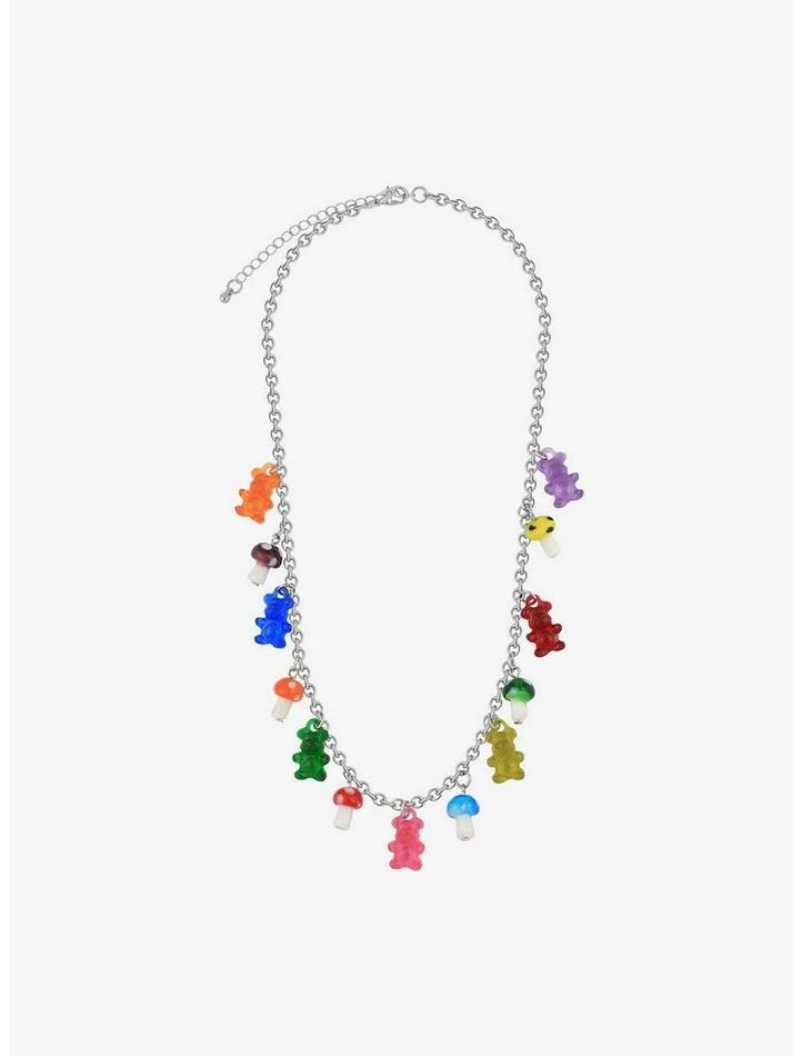 Wholesale βοΈ Candy Bear Mushroom Charm Necklace π 4 Wholesale βοΈ Candy Bear Mushroom Charm Necklace π - Image 2