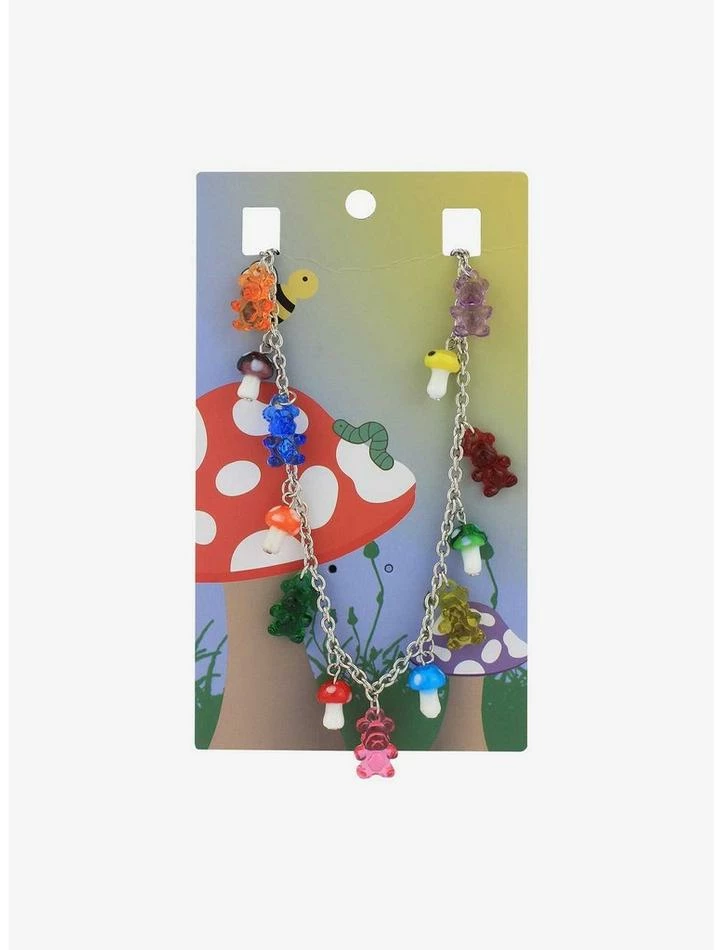 Wholesale βοΈ Candy Bear Mushroom Charm Necklace π 3 Wholesale βοΈ Candy Bear Mushroom Charm Necklace π